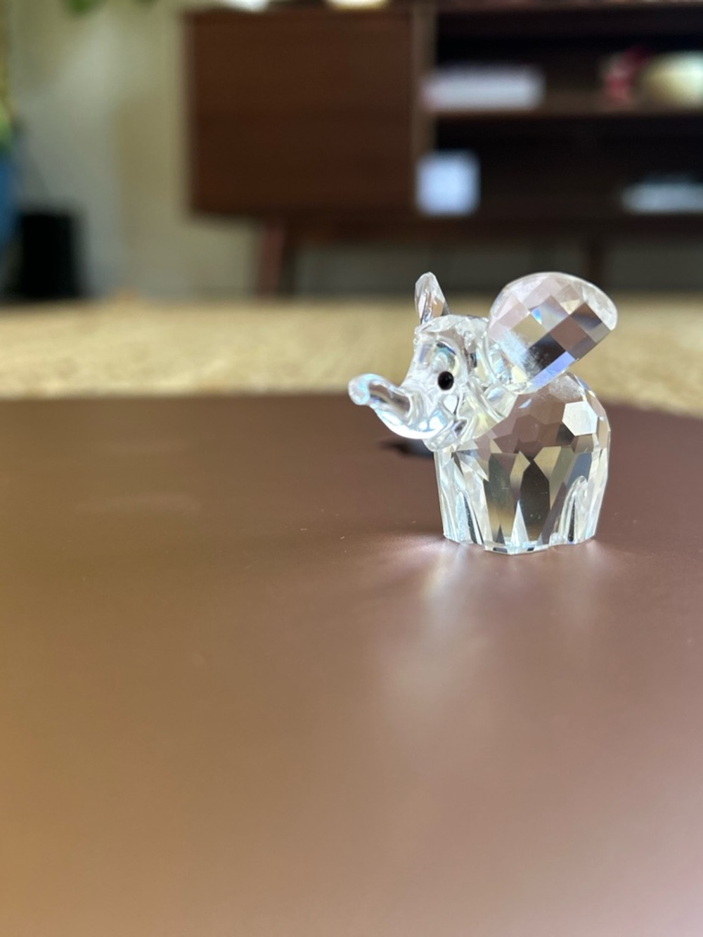 Swarovski Clear Crystal Elephant Figurine